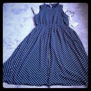 Sz12 Maggie London Navy Dress NWT
